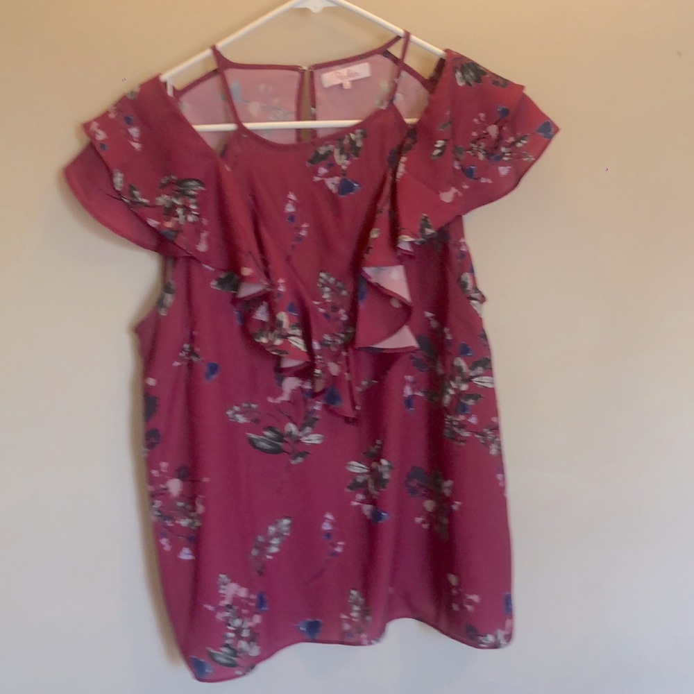 Adorable magenta coloured Parker blouse